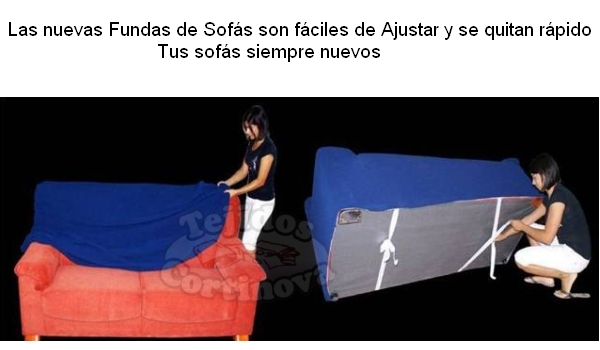 Cómo poner una funda de sofá